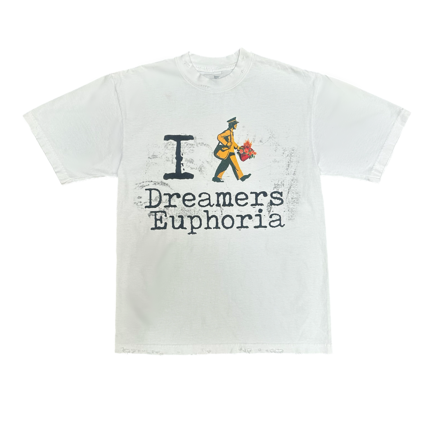 I <3 DE White Short Sleeve T-Shirt